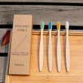 Adult Bamboo Toothbrush with Soft Charcoal Bristles Eco Friendly Toothbrushes